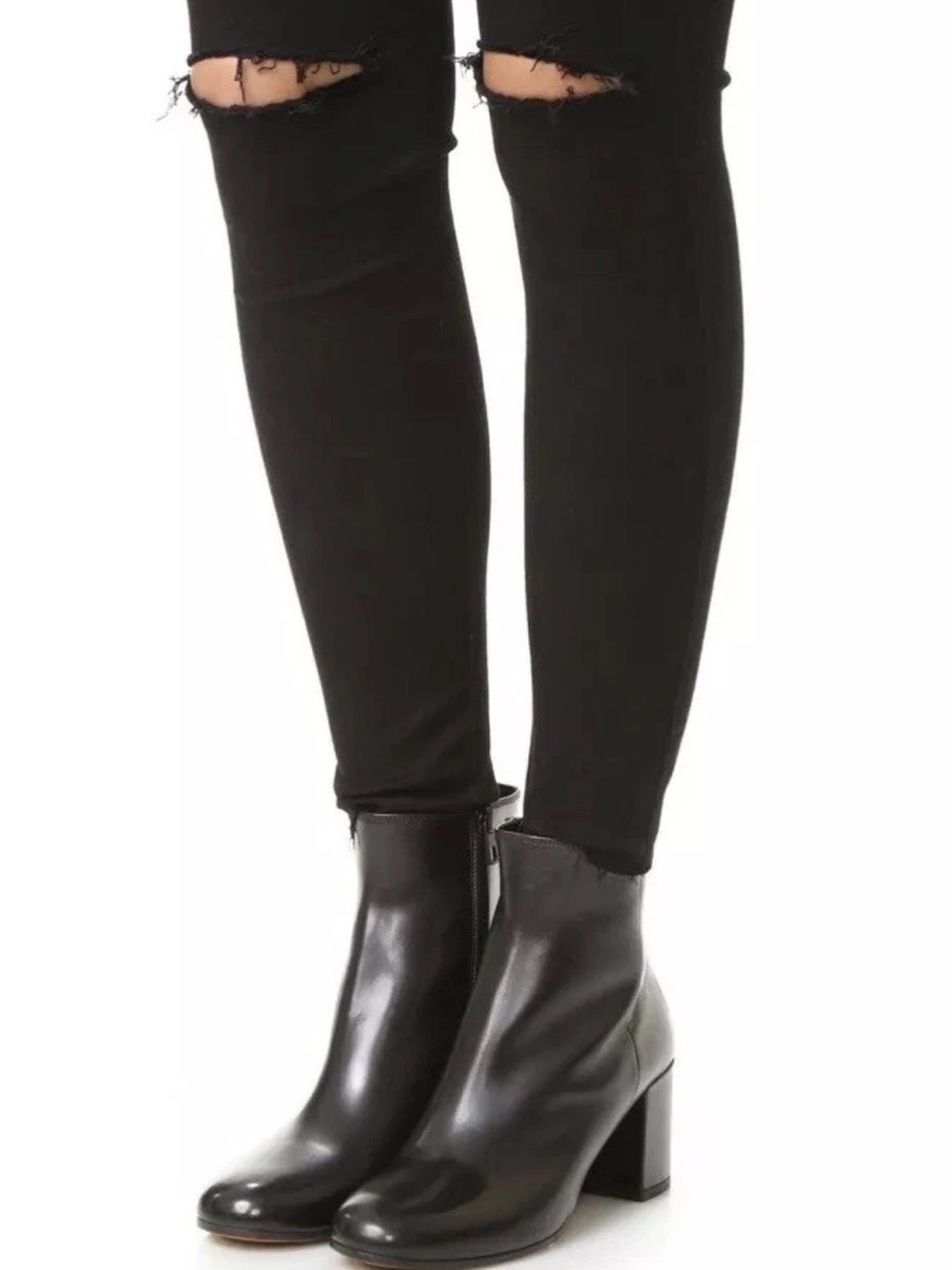 Vince blakely leather booties size 7.5
